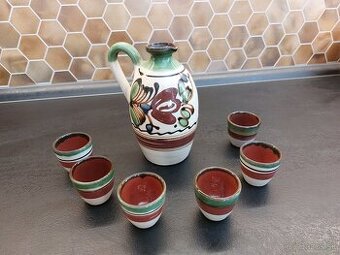 keramická súprava - džbánik a poháriky