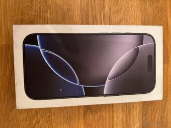 iPhone 16 Pro – 128 GB – Black Titanium – nový, neotvorený