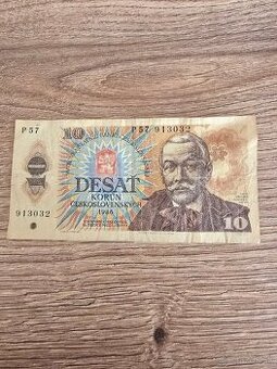 10 korún československých 1986