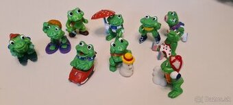 Kinder figúrky - žabky v zime
