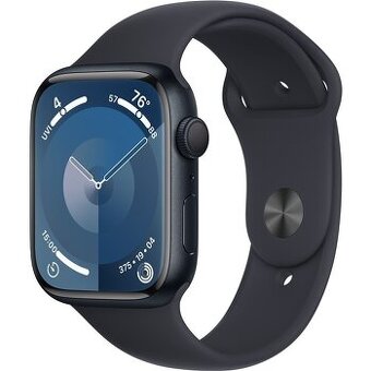 Apple Watch 9 Series 45mm Graphite (100% Batéria) + ZÁRUKA