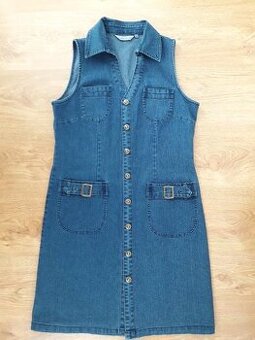 Riflové šaty veľ.36