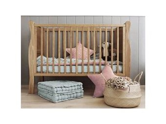 Detská postieľka Noble Cot 120x60 Vintage + matrac