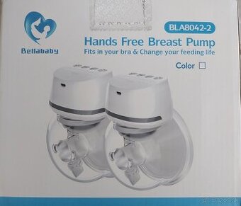 Odsavacka mlieka do podprsenky na obe prsia hands free Bella