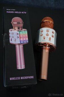 Bluetooth bezdrôtový karaoke mikrofón 4 v1 - ShinePick CT007