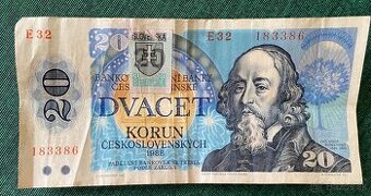 20 korun Slovenskych s kolkom