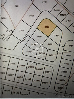 Investičný  pozemok, 980 m2, obec Kôš, okres Prievidza