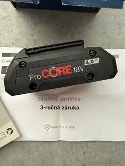 Akumulator Bosch ProCore 18V 4.0Ah