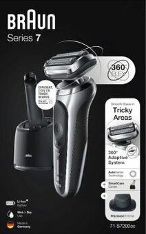 Braun Series 7, 71-S7200cc s čistiacou hlavicou