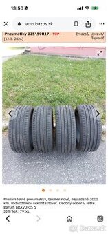 KUPIM LETNE PNEU 225/50 R17