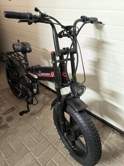Skladaci Elektricky Bycikel 2 x 1000 W 20 Ah Fatbike