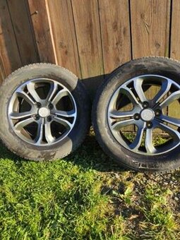 ALU disky Peugeot 2008 + zimné pneumatiky + skrutky