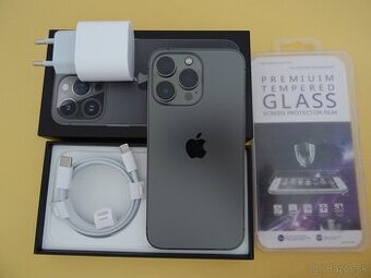 iPhone 13 PRO 128GB GRAPHITE - ZÁRUKA 1 ROK - 100% BATERIA