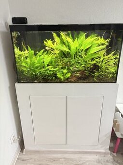 Akvárium s komodou komplet zariadené 150l