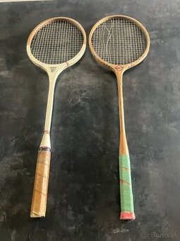 Retro bedmintonove rakety