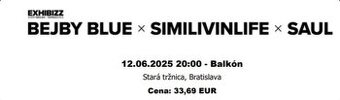 Predam 2x lístky na koncert similivinlife x bejby blue
