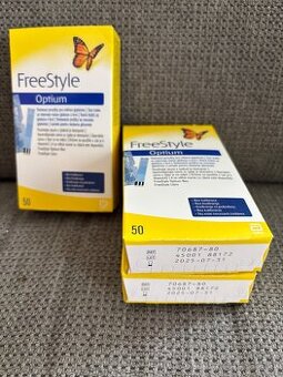 Freestyle Optium testovacie prúžky