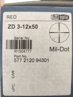 Puškohľad Meopta ZD 3-12x50