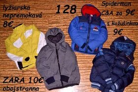 zimne bundy pre chlapca velkost 128