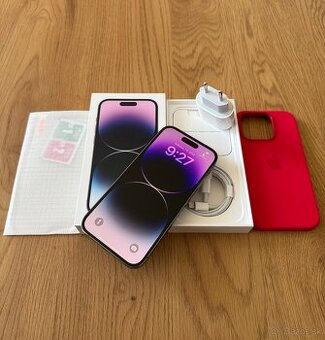 iPhone 14 Pro 128 gb Deep Purple v záruke + príslušenstvo