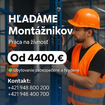 Hľadáme montážnikov regálov Nemecko