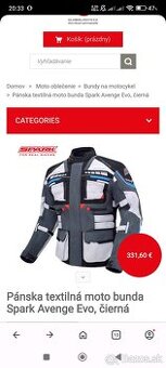 Moto bunda Spark Avenge Evo