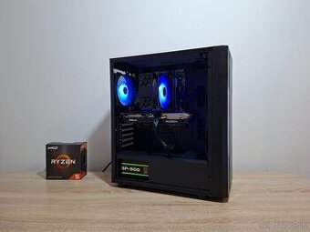 Herný pc 6jadro Ryzen 5 5500 3,60ghz/16GB/NVME/RX6600 8GB