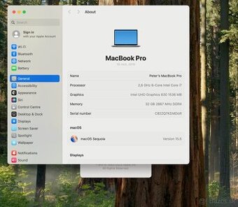 Apple Macbook Pro 16ka, 2019 - poskodeny display