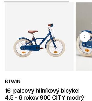 16 - palcový hliníkový bicykel