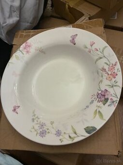 Hlboké porcelánové taniere SIAKI 6ks