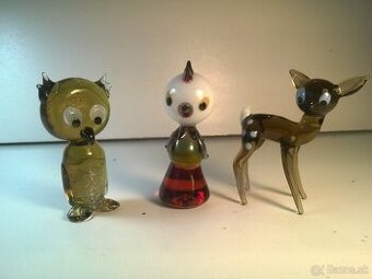 Sklenené zvieratká