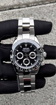 Seiko mod Daytona Black - 1