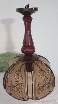 Sklenená lampa luster - 1