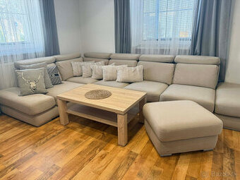 Rohová rozkadacia sedacia súprava