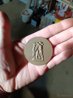 Plaketa,medajla,partizán