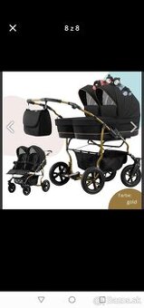 Kočík pre dvojičky Mikado Twin Goldstar 2020