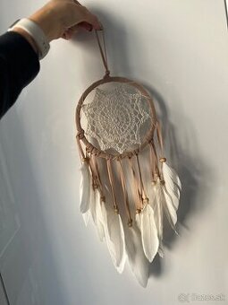 Lapac snov biely-bezovy 55cm - 1