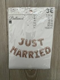 Balóny JUST MARRIED