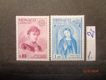 Poštové známky - MONAKO  - 1975 - 19 FOTO