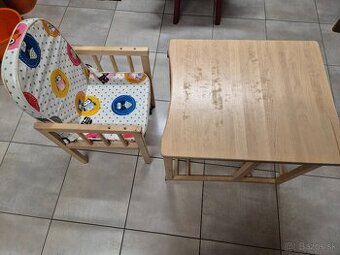 detská jedálenská stolička