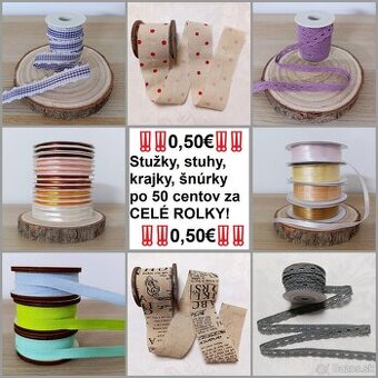 dopredaj stuziek po 0,50e za cele rolky