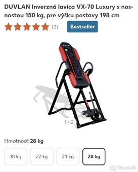 Trakčné lehátko DUVLAN VX-70 Luxury