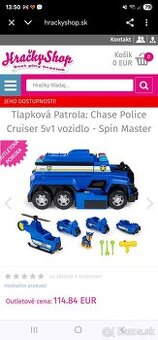 Spin Master Tlapková patrola Multifunkčne záchranné auto