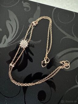 ALO Diamonds 14K ruzove zlato a brilianty naramok