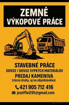 Zemné a výkopové prace