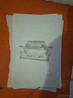 Nakreslene auto