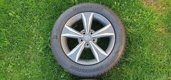 originál alu Toyota R17 + zimné pneu 215/60/17 (7mm), TPMS