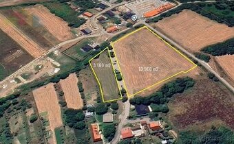 Developerská príležitosť – 2 stavebné pozemky 17000 m2 v ob