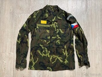 Vojenská bunda s potlačou, blúza vz.85, maskáče ČSĽA, misia