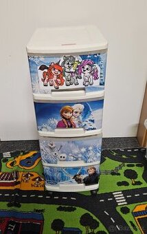 Detská komoda plastová curver Ľadové kráľovstvo